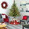 3ft Prelit Mini Christmas Tree Cozy Burlap Base Warm Holiday Glow